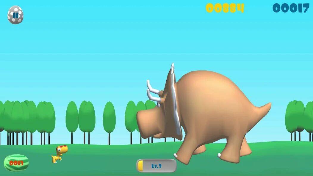 Скачать взломанную Dinosaur Run [Много денег] MOD apk на Андроид