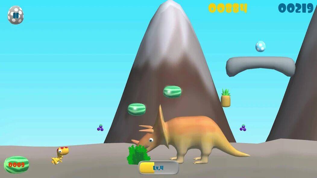 Скачать взломанную Dinosaur Run [Много денег] MOD apk на Андроид