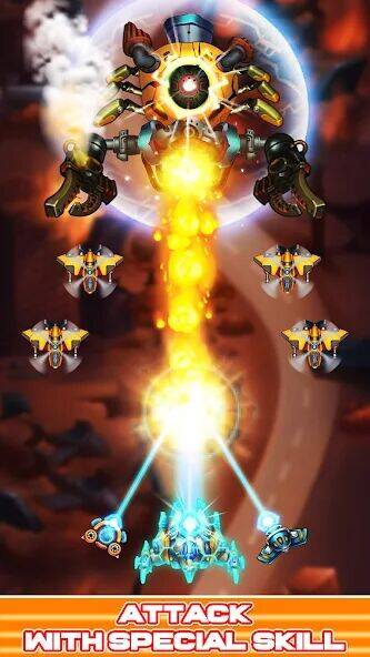 Скачать взломанную Shooter Legend: Air Squad [Бесплатные покупки] MOD apk на Андроид