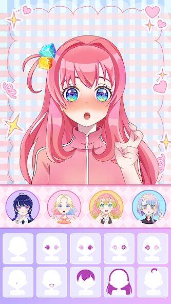 Скачать взломанную Anime Avatar Maker ASMR [Бесплатные покупки] MOD apk на Андроид
