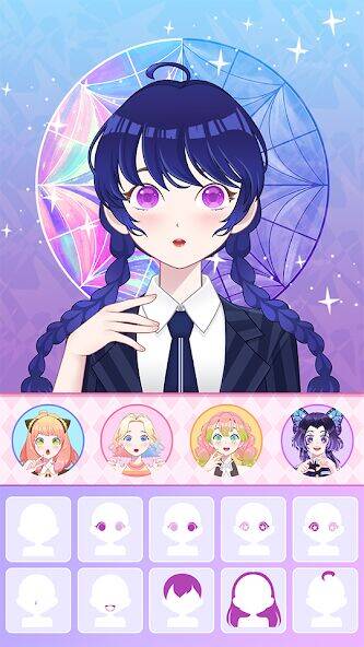 Скачать взломанную Anime Avatar Maker ASMR [Бесплатные покупки] MOD apk на Андроид