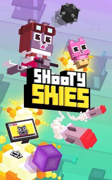 Скачать взломанную Shooty Skies [Мод меню] MOD apk на Андроид