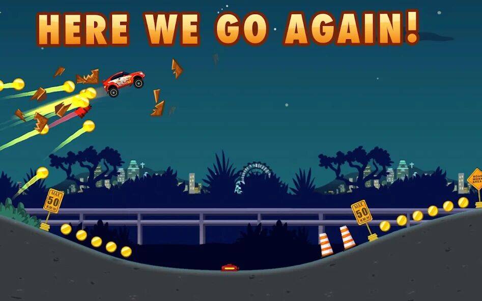 Скачать взломанную Extreme Road Trip 2 [Бесплатные покупки] MOD apk на Андроид