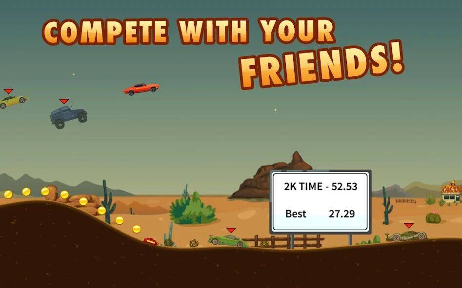Скачать взломанную Extreme Road Trip 2 [Бесплатные покупки] MOD apk на Андроид