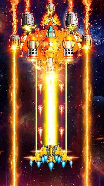Скачать взломанную Space Shooter: Galaxy Attack [Много денег] MOD apk на Андроид