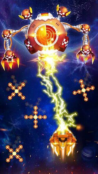 Скачать взломанную Space Shooter: Galaxy Attack [Много денег] MOD apk на Андроид