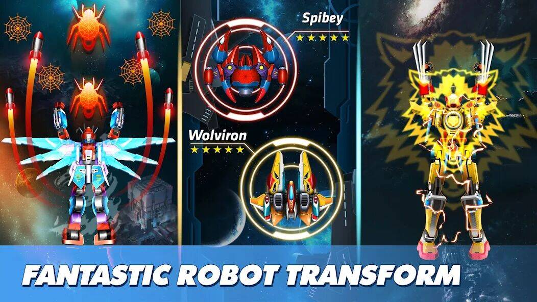 Скачать взломанную Thunder Fighter: Superhero [Много монет] MOD apk на Андроид