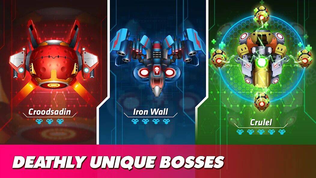 Скачать взломанную Thunder Fighter: Superhero [Много монет] MOD apk на Андроид