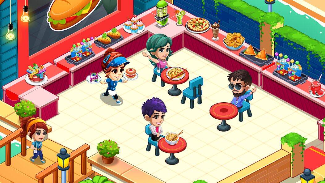 Скачать взломанную Cooking Restaurant Kitchen [Много монет] MOD apk на Андроид