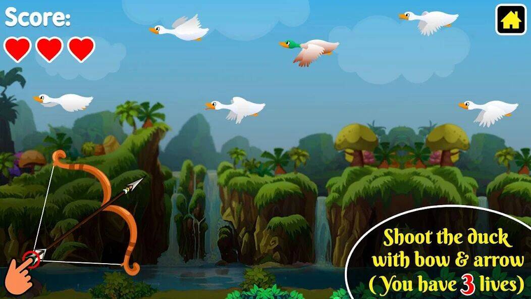 Скачать взломанную Duck Hunting [Много монет] MOD apk на Андроид