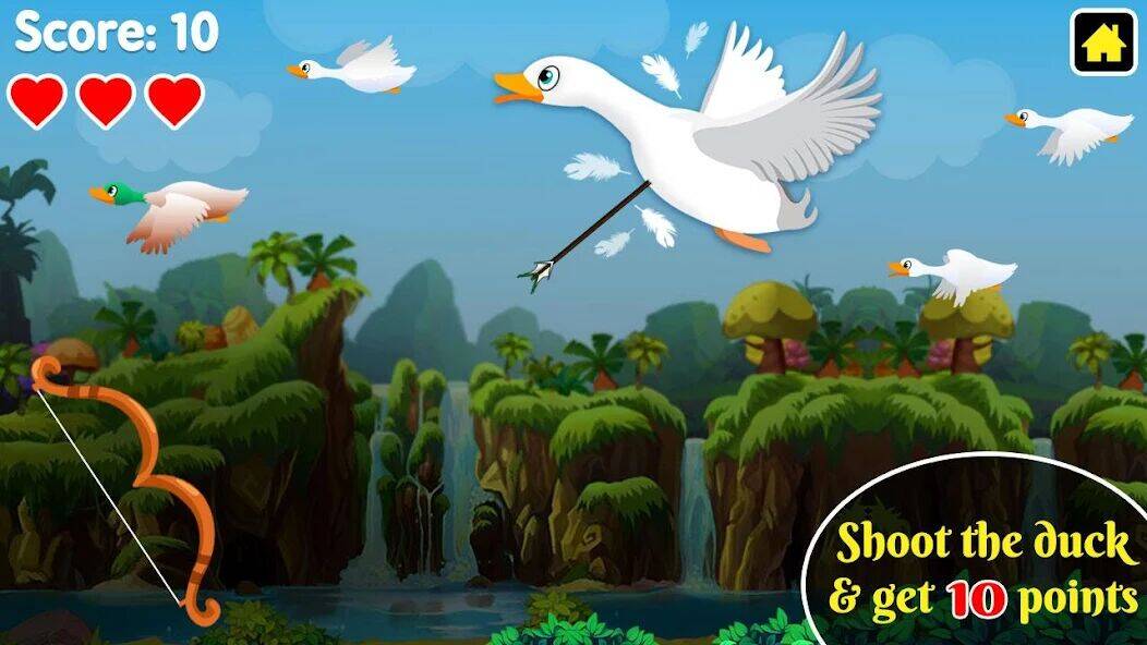 Скачать взломанную Duck Hunting [Много монет] MOD apk на Андроид