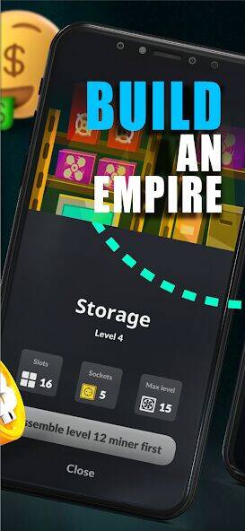 Скачать взломанную Merge Crypto Miner: Earn Money [Много денег] MOD apk на Андроид