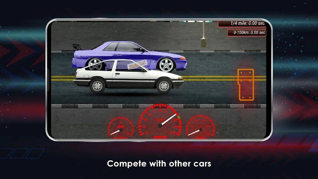 Скачать взломанную Japan Drag Racing [Мод меню] MOD apk на Андроид