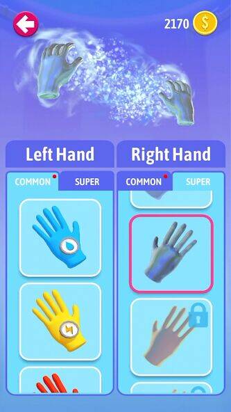 Скачать взломанную Elemental Gloves: Магия и Сила [Много денег] MOD apk на Андроид