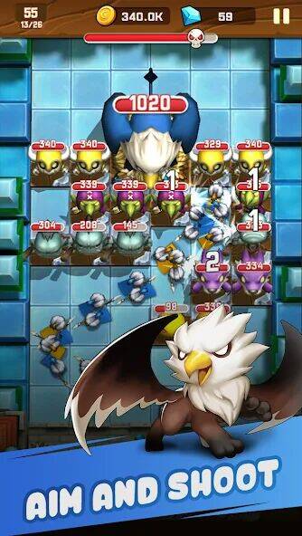 Скачать взломанную Monster Breaker Hero [Много денег] MOD apk на Андроид