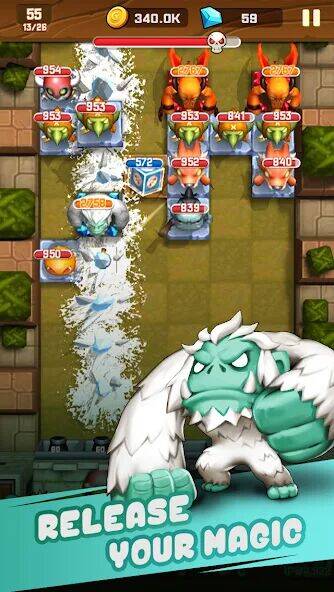 Скачать взломанную Monster Breaker Hero [Много денег] MOD apk на Андроид