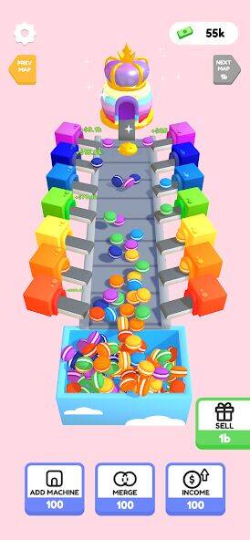 Скачать взломанную Dessert Factory Idle [Много монет] MOD apk на Андроид