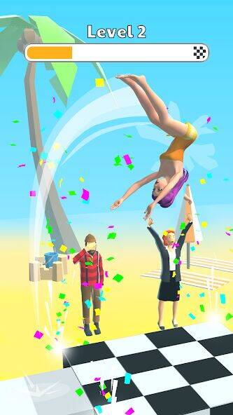 Скачать взломанную Human Flip: Игра Флип Мастер [Мод меню] MOD apk на Андроид