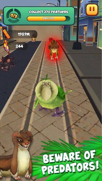 Скачать взломанную Kakapo Run: Animal Rescue Game [Много монет] MOD apk на Андроид