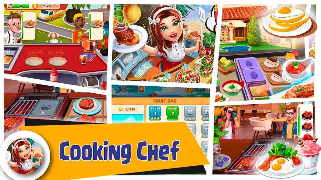 Скачать взломанную Crazy Cooking Chef Food Craze [Много денег] MOD apk на Андроид