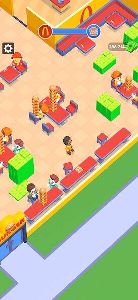 Скачать взломанную My Burger Shop Games [Много монет] MOD apk на Андроид