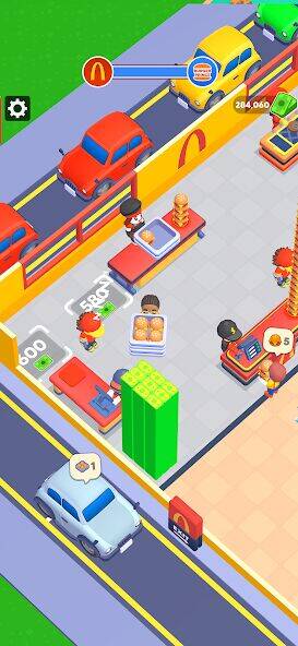 Скачать взломанную My Burger Shop Games [Много монет] MOD apk на Андроид
