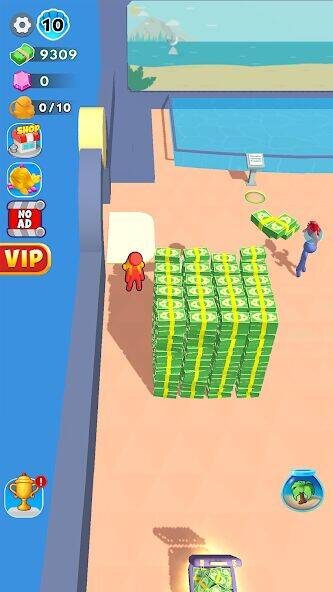 Скачать взломанную Aquarium Land - Fishbowl World [Много монет] MOD apk на Андроид