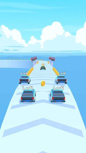 Скачать взломанную Merge Car Run [Мод меню] MOD apk на Андроид