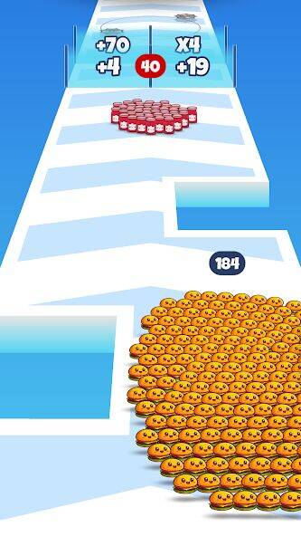 Скачать взломанную Food Run [Бесплатные покупки] MOD apk на Андроид