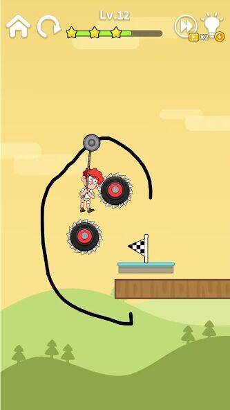 Скачать взломанную Zipline Rescue:физическая игра [Мод меню] MOD apk на Андроид