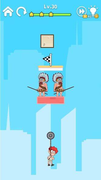 Скачать взломанную Zipline Rescue:физическая игра [Мод меню] MOD apk на Андроид