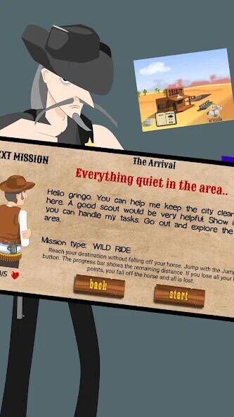Скачать взломанную El Gringo: Wild West Cowboy [Бесплатные покупки] MOD apk на Андроид