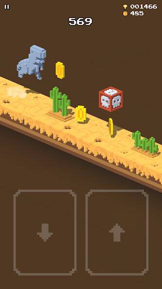Скачать взломанную Yet Another Dino [Много денег] MOD apk на Андроид