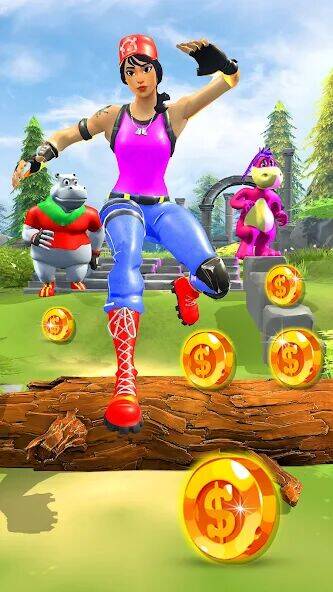 Скачать взломанную Jungle Run Temple Escape Games [Много денег] MOD apk на Андроид
