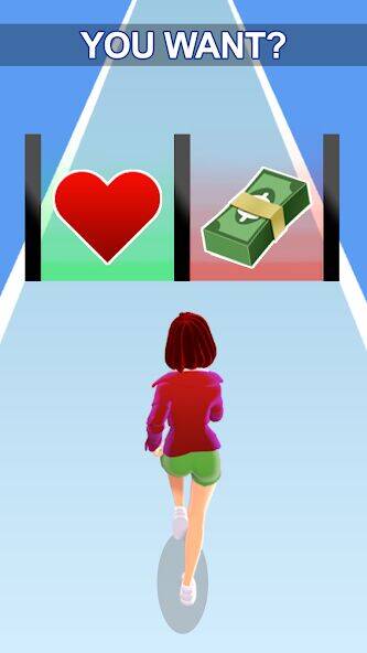 Скачать взломанную girl run веселая беговая игра [Много денег] MOD apk на Андроид