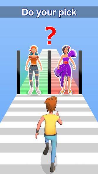 Скачать взломанную girl run веселая беговая игра [Много денег] MOD apk на Андроид