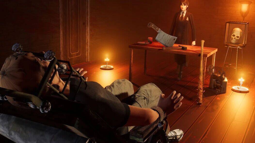 Скачать взломанную Wednesday Addams scary Game [Много денег] MOD apk на Андроид