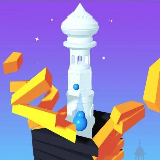 Скачать взломанную Stack bounce Online Ball [Много монет] MOD apk на Андроид