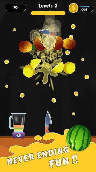 Скачать взломанную Fruit Cut Master - Crazy Slash [Бесплатные покупки] MOD apk на Андроид