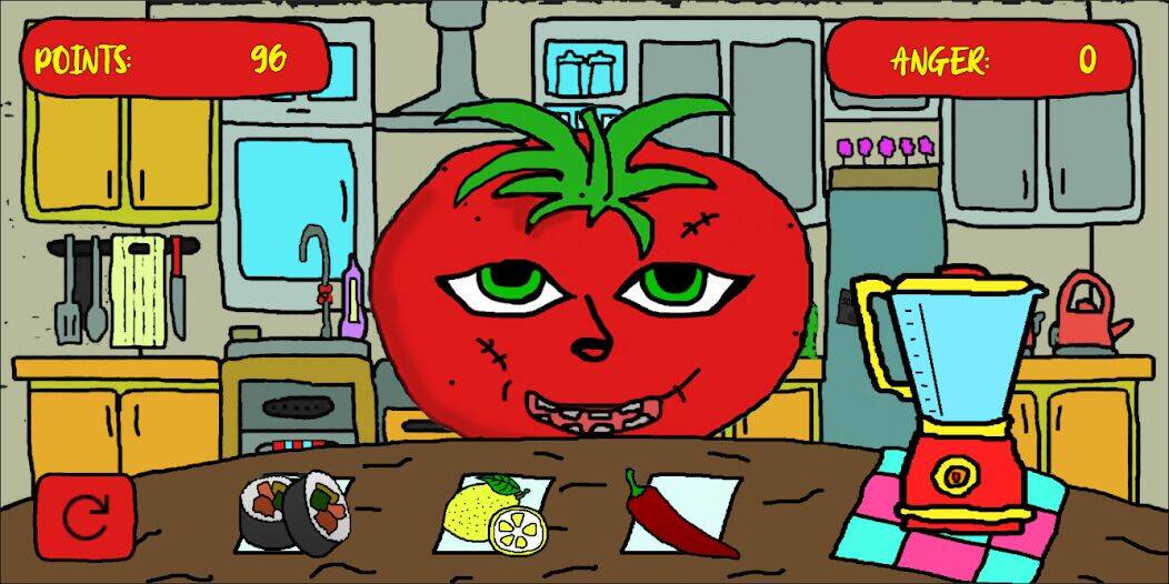 Скачать взломанную Mr Hungry Tomato [Много денег] MOD apk на Андроид