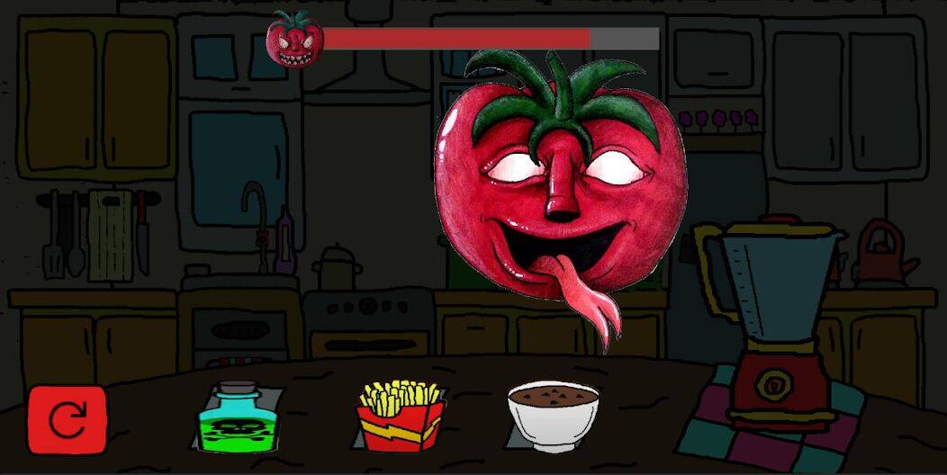 Скачать взломанную Mr Hungry Tomato [Много денег] MOD apk на Андроид