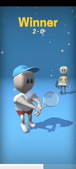 Скачать взломанную Deuce Hit! (Tennis) [Много денег] MOD apk на Андроид