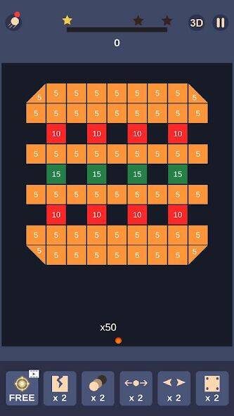 Скачать взломанную Bricks and Balls-Brick Crusher [Много денег] MOD apk на Андроид
