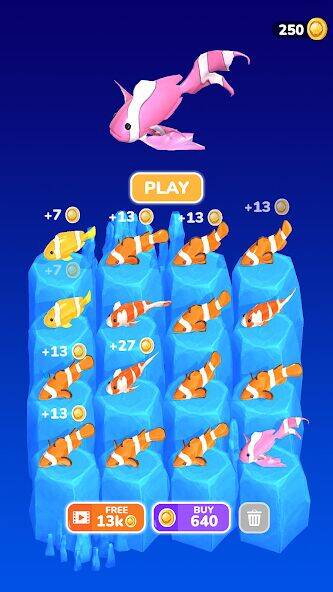 Скачать взломанную Evolution Merge [Много монет] MOD apk на Андроид