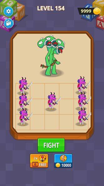 Скачать взломанную Merge Rainbow Friend [Бесплатные покупки] MOD apk на Андроид