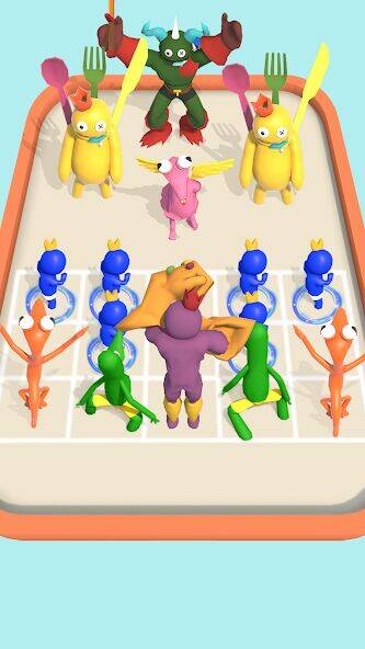 Скачать взломанную Merge Rainbow: 3D Run [Мод меню] MOD apk на Андроид