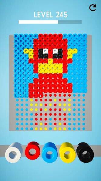 Скачать взломанную Hama Beads: Colorful Puzzles [Много денег] MOD apk на Андроид