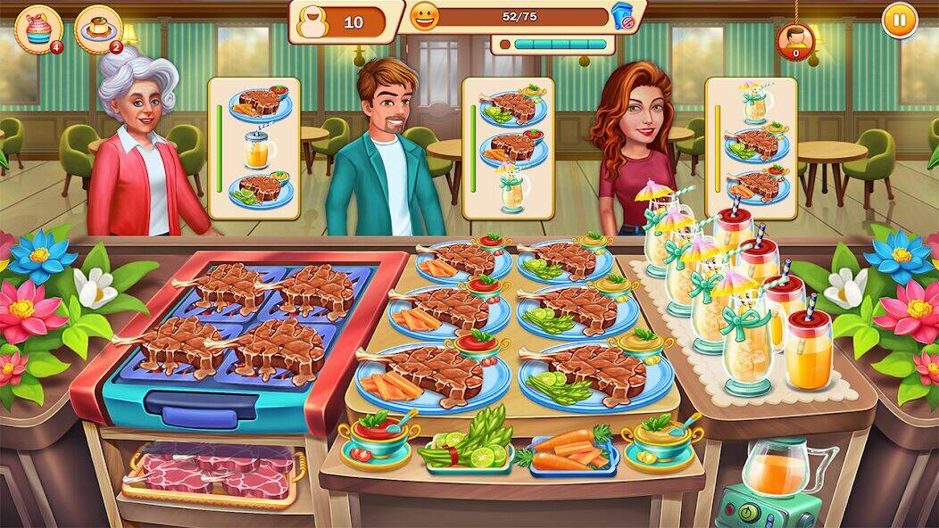 Скачать взломанную Приготовление еды - ресторана [Много монет] MOD apk на Андроид