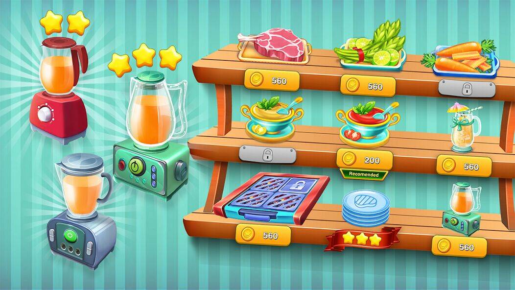 Скачать взломанную Приготовление еды - ресторана [Много монет] MOD apk на Андроид