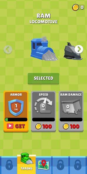 Скачать взломанную Train Arena [Много денег] MOD apk на Андроид
